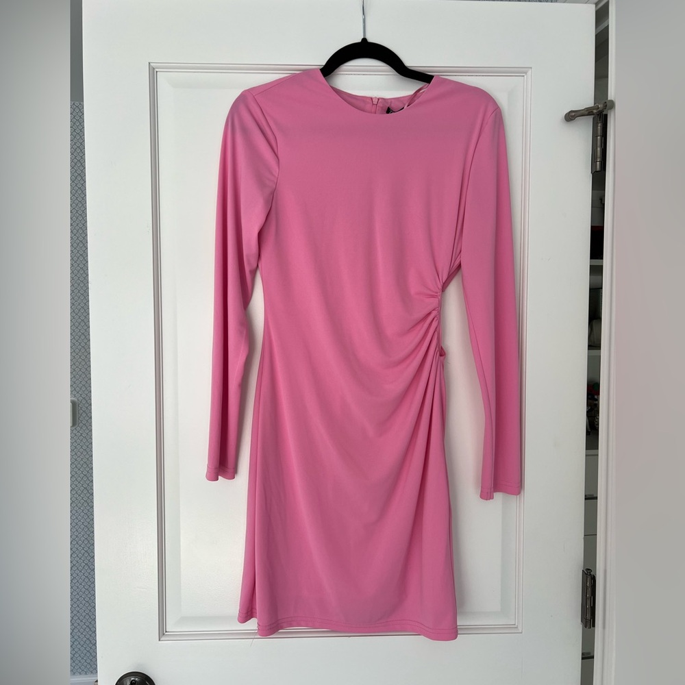 Zara Pink Heart Cut-Out Barbie Dress - Picture 3 of 8